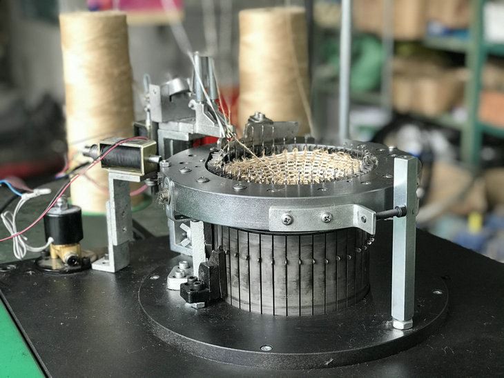 terry sisal bath strap knitting machine cylinder