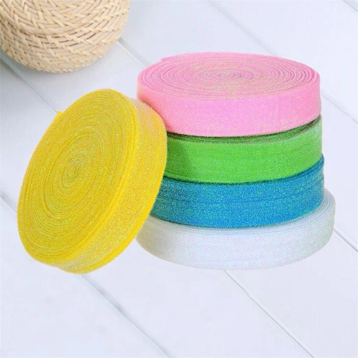 Transparent Plastic Kitchen Scourer Pads Knitting Machine